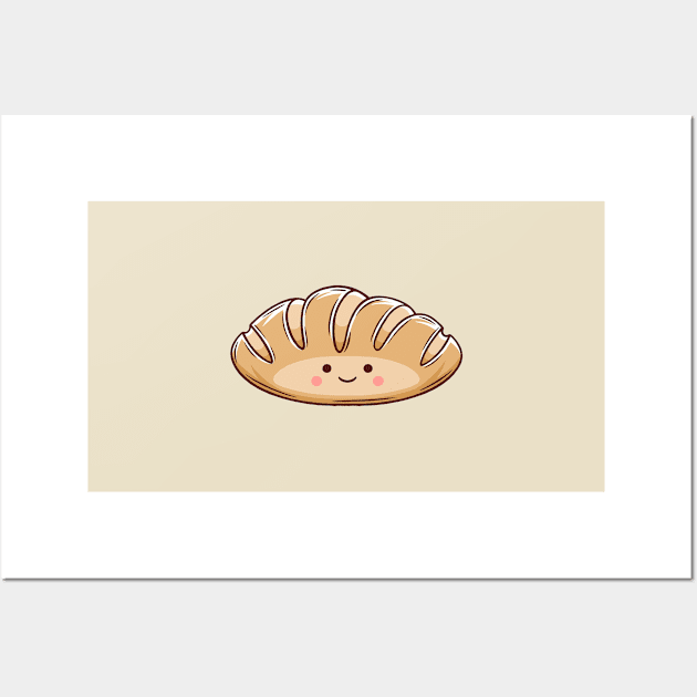 Kawaii Bread Wall Art by MEDZ